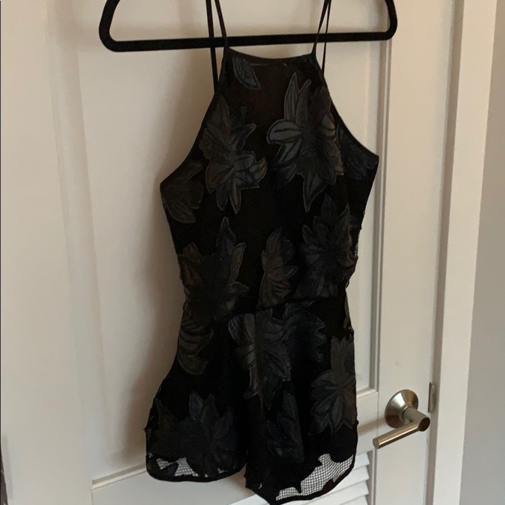 Hunter Bell New York Leather and Lace Tank